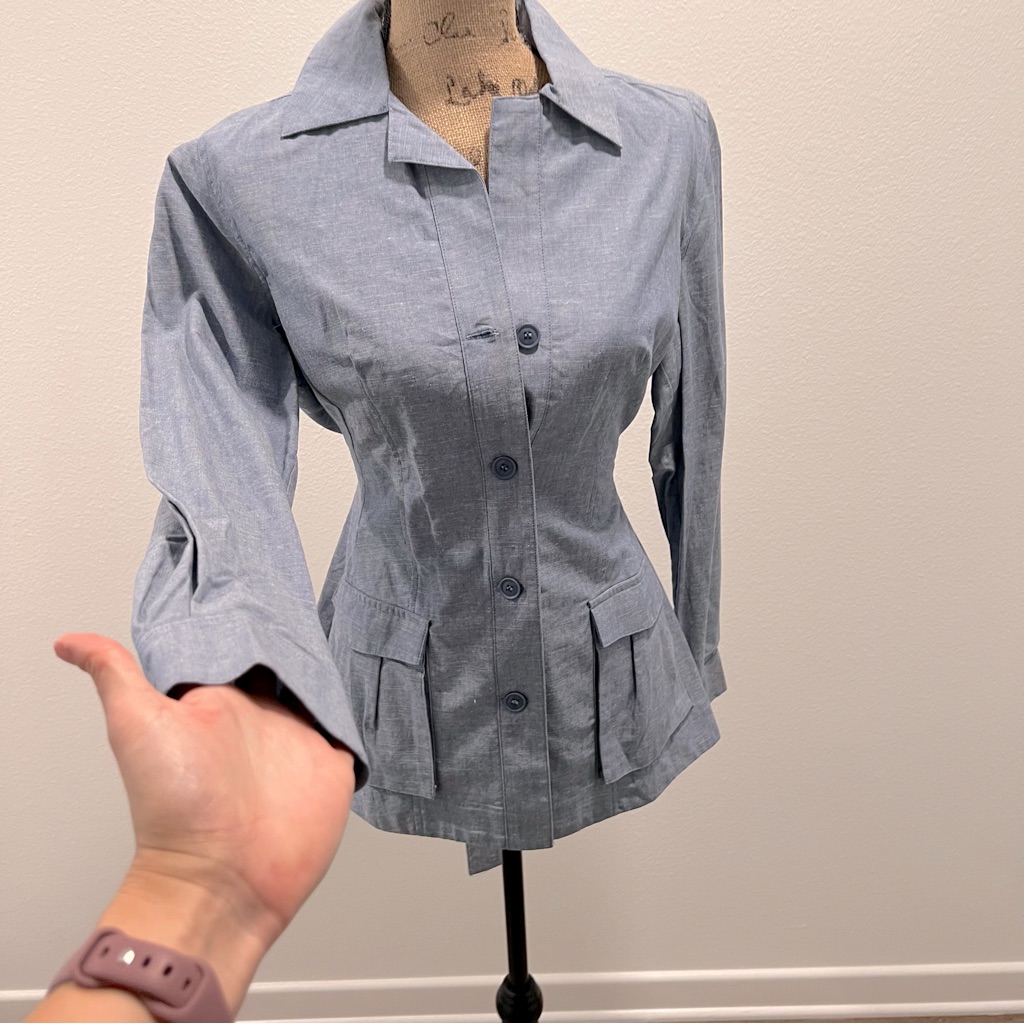 Byron Lars Chambray Shirt M